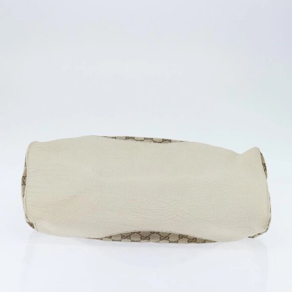 GUCCI GG Canvas Tote Bag Beige Gold 223972 Auth SW1704 - Picture 7 of 16